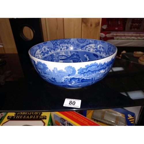 80 - A Copeland Spode blue and white bowl