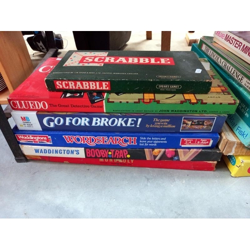 96 - A large collection of vintage board games etc, all unchecked