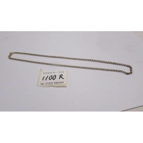 1100R - A 9ct gold neck chain, 5.8 grams,