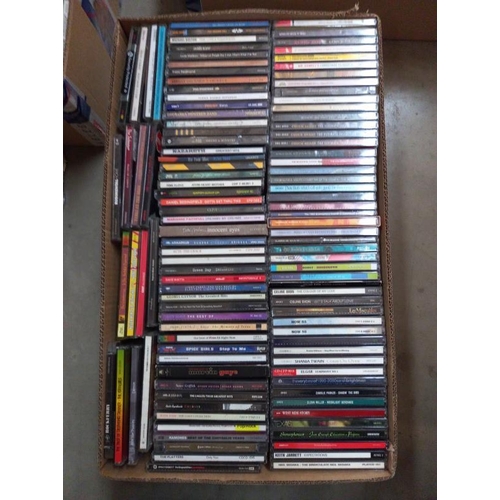 144 - A very large quantity of music CD's including singles, box sets & a quantity of cassettes (COLLECT O... 