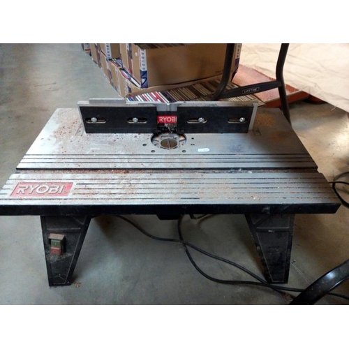 145 - A Ryobi router with table bench