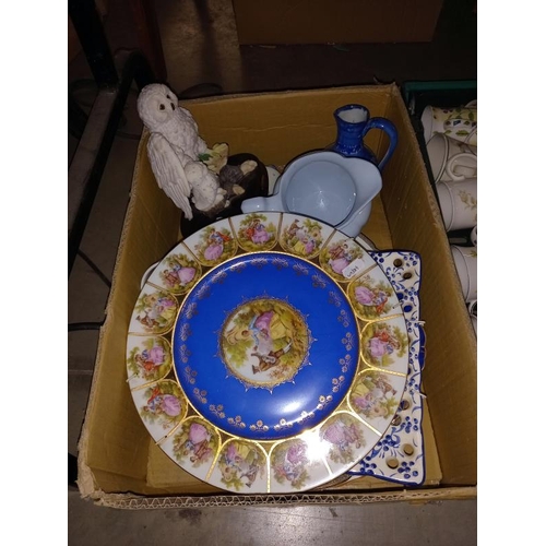 146 - A quantity of pottery & porcelain including West Germany