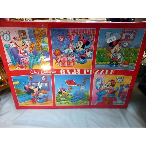 154 - Boxed Early Learning builders tool play set, Disney 6 x 25 piece puzzles & Baby Darlina Doll