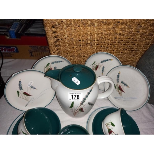 178 - A Denby 'A College' tea set