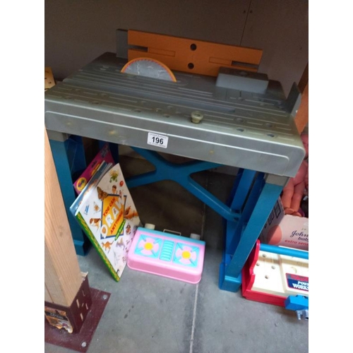 196 - Early Learning children's toy work bench & tools etc. (COLLECT ONLY)