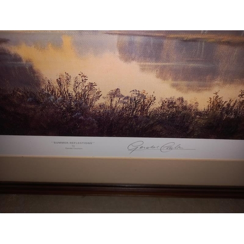 204 - Summer reflections by Gerald Coulson signed water scene