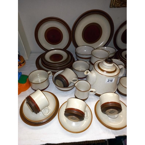 218 - A Denby tea & dinner service