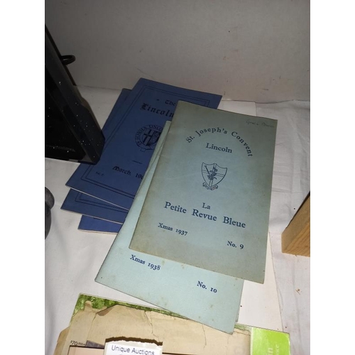 223 - 3 copies of The Lincolnian, 1961, 1962 & 1963. 3 x St Josephs Convent Lincoln, La Petit Revenue, Ble... 