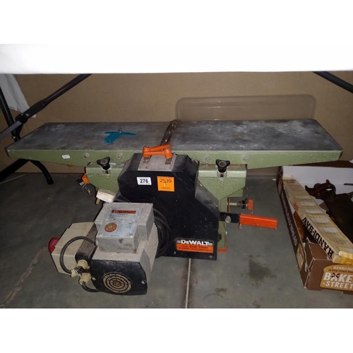 276 - A Dewalt bench wood planing machine (COLLECT ONLY.)