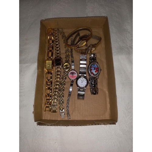 328 - 8 ladies wristwatches