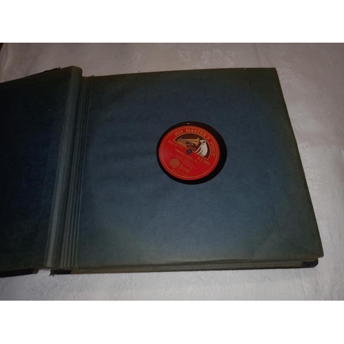 342 - His Masters Voice album of 78rpm records