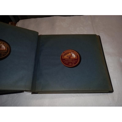 342 - His Masters Voice album of 78rpm records