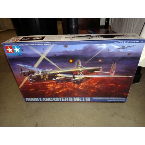 425 - 2 boxed Tamiya 1/48 scale Avro Lancaster B1/B111, B Mk7/111 contents sealed