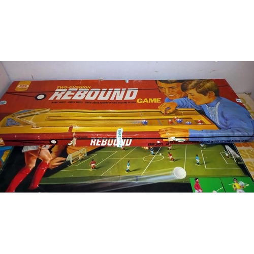 440 - 3 classic boxed games, Striker, Crossfire, Rebound