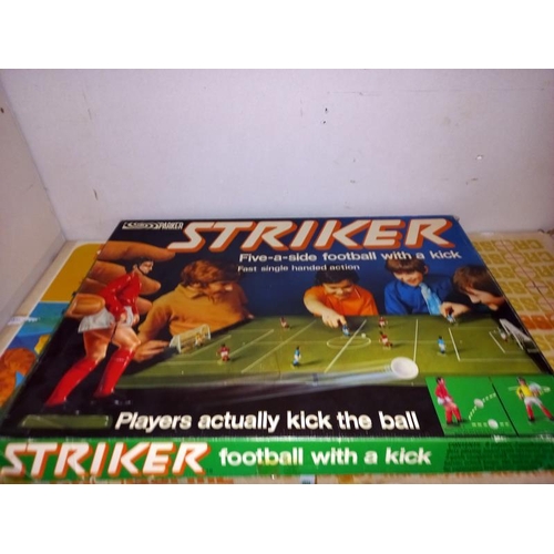 440 - 3 classic boxed games, Striker, Crossfire, Rebound