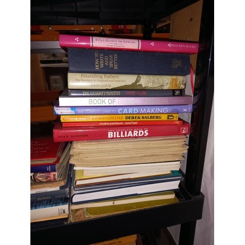 477 - A good lot of miscellaneous books on 2 shelves