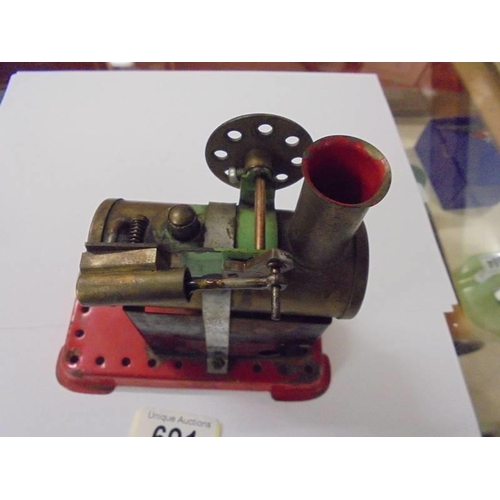 691 - A Mamod stationary steam engine.