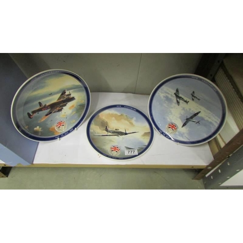 777 - Three Wedgwood 1945-2005 V E Day commemorative plate with boxes.