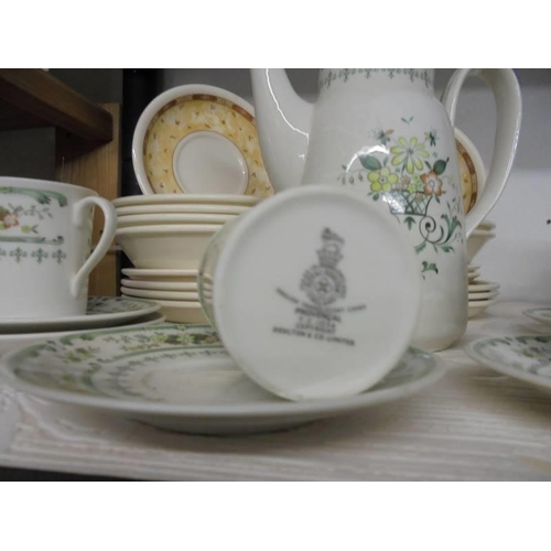 807 - A Royal Doulton coffee set (missing 1 cup) and other ceramics.