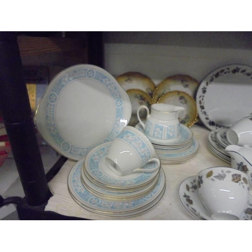 808 - A mixed lot of teaware including Doulton.