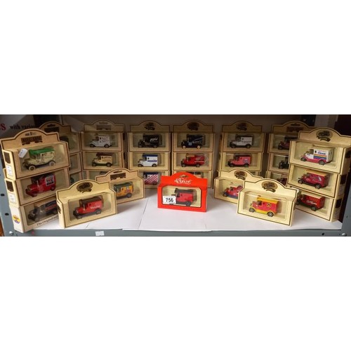 756 - Twenty nine boxed die cast trade vehicles.