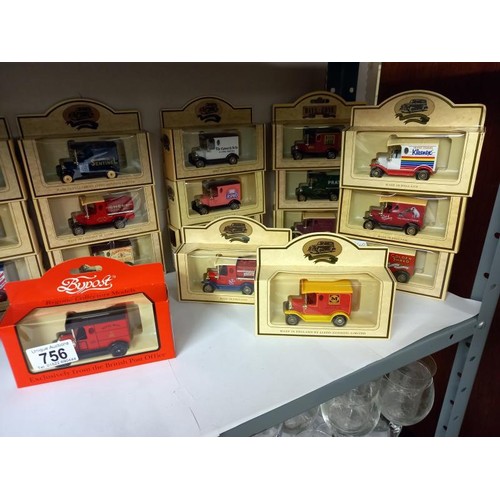 756 - Twenty nine boxed die cast trade vehicles.