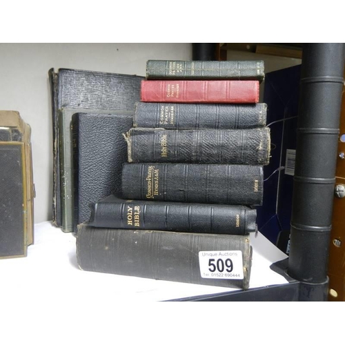 509 - A quantity of Bibles.