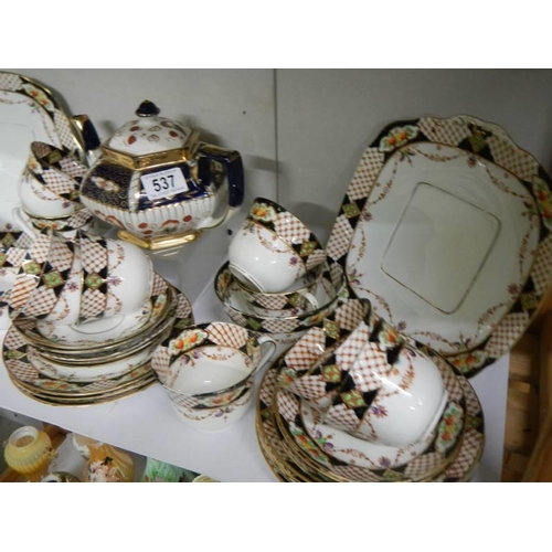 537 - A good lot of Belgrave china tea ware. COLLECT ONLY.