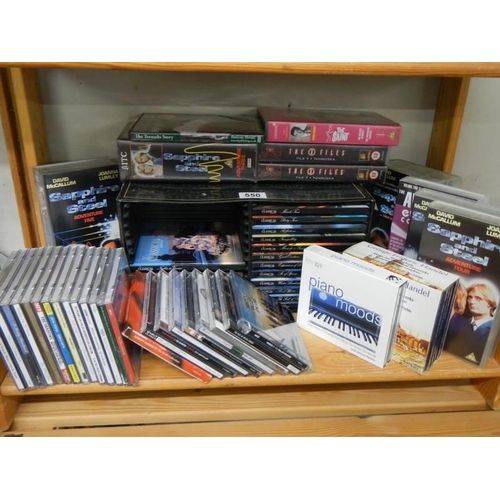 550 - A quantity of DVD's etc.,