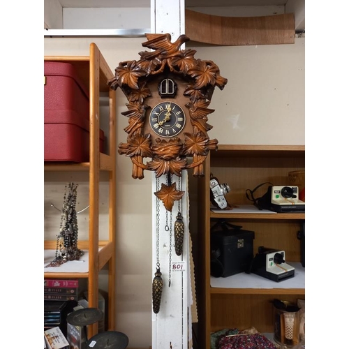 801 - A battery operated cuckoo clock