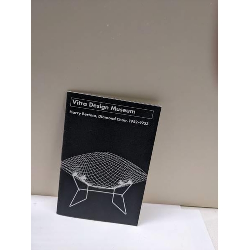 262 - A Vitra Design Museum 1/6 scale Harry Bertoia diamond chair.