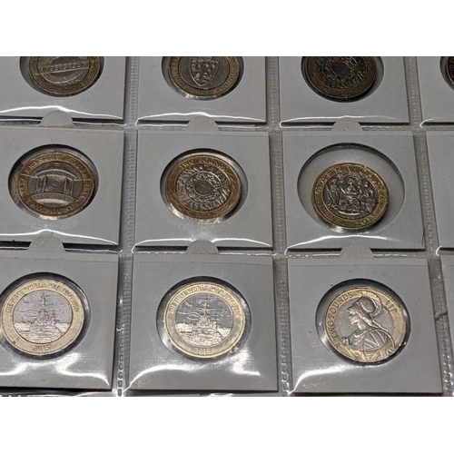 155 - A collection of 77 £2 coins including rare examples.