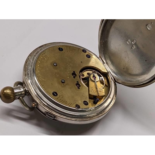 164 - A 19th century William Williams 1/16 second stopwatch, serial No. 1940 in Chester 1890 silver case.