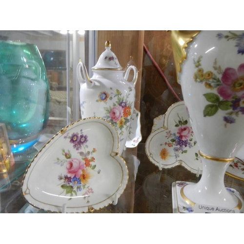 553 - A mixed lot of porcelain including Crown Derby.