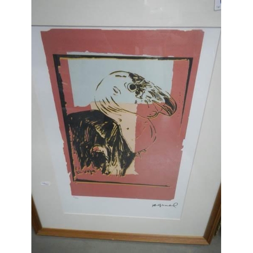 637 - Andy Warhol (1928-1987) Limited edition offset lithograph hand numbered in pencil 41/125 on Fabriano... 