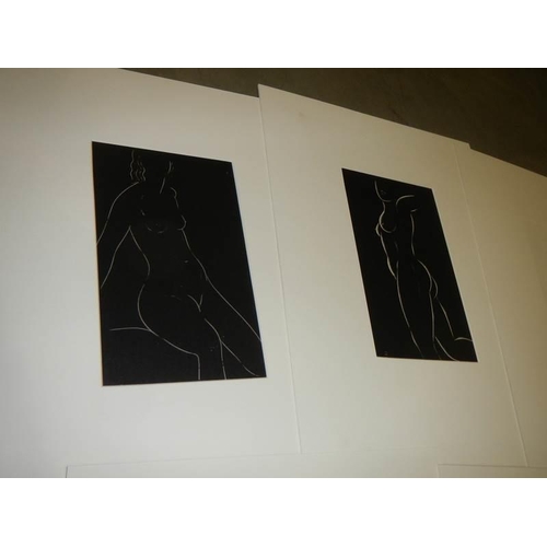 639 - Eric Gill (1882-1940) Collection of 6 x female nude life drawings prints/plates & engravings publish... 