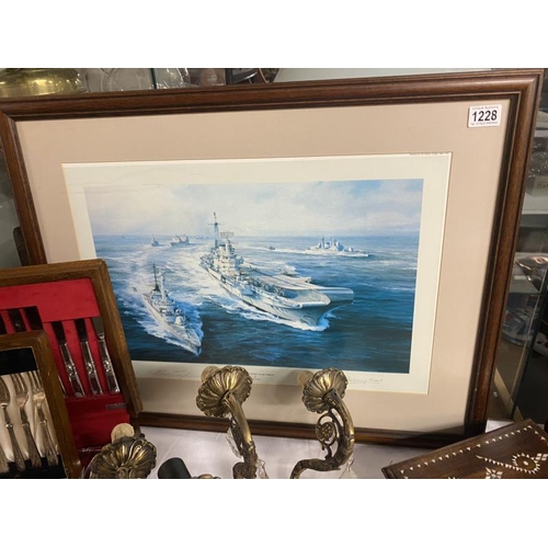 1228 - A South Atlantic Task Force by Robert Taylor signed print