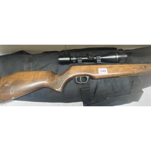 A Cometa made in Spain air rifle with silencer & Richter Optik 3-9 x ...