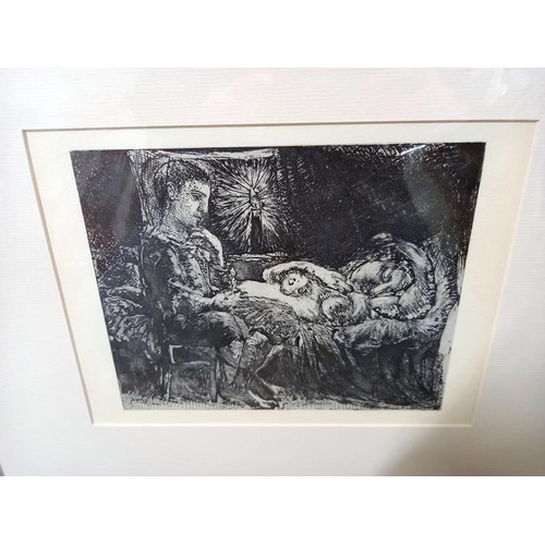 641 - Pablo Picasso (1881-1973) Collection of 6 x prints mainly nudes circa 1956 Vollard suite. All mounte... 