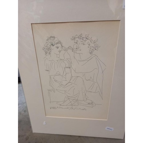 641 - Pablo Picasso (1881-1973) Collection of 6 x prints mainly nudes circa 1956 Vollard suite. All mounte... 