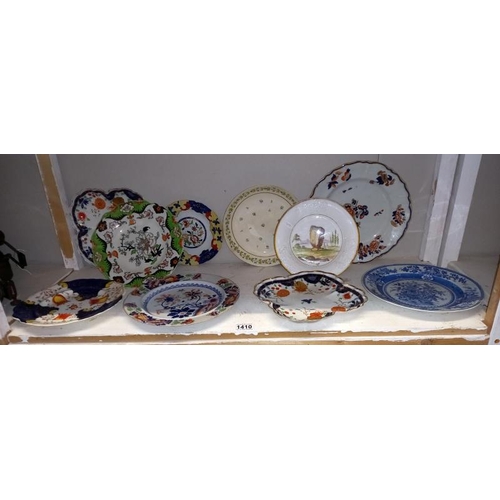 1410 - A quantity of 19th/20th century plates