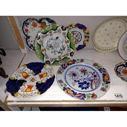 1410 - A quantity of 19th/20th century plates