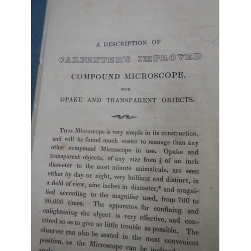 430A - A Carpenter's improved compound microscope for opake and transparent objects.