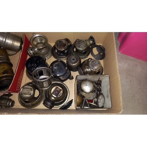 1638 - A quantity of carbide lamp spares etc.