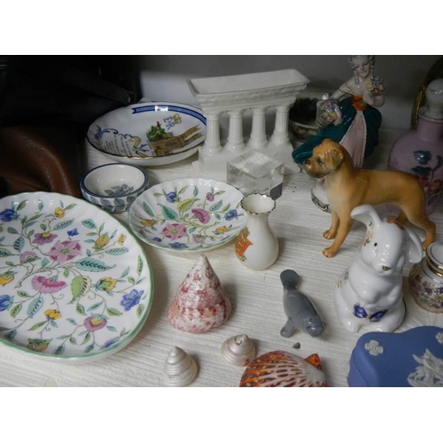 741 - A good lot of ceramics including Minton, Coalport, Aynsley etc.,