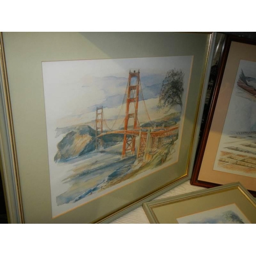 742 - A selection of prints of San Francisco etc.,