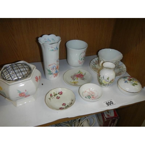 800 - A mixed lot of Royal Doulton and Aynsley porcelain etc.,