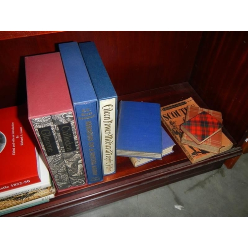 813 - A quantity of books including Medieval People Folio book etc.,