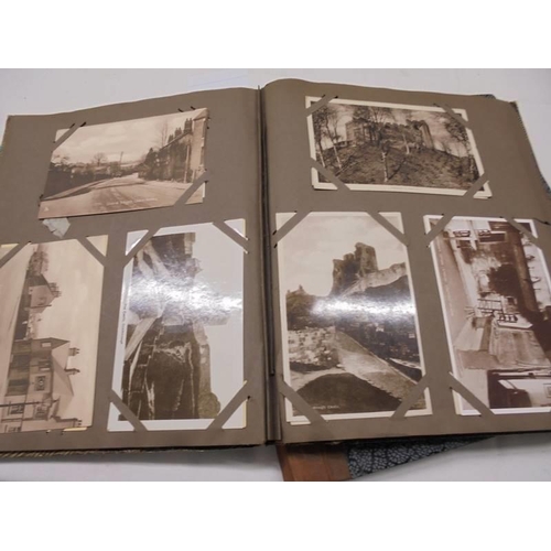 1054 - Four old albums of postcards, mainly Churches and Cathedrals.