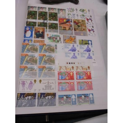 1055 - Five albums of UK and Commonwealth stamps including Victorain.